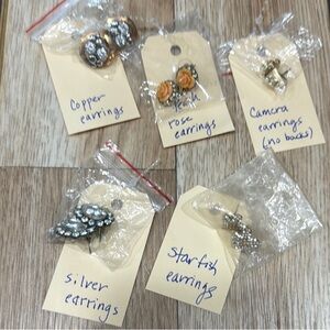 Lot of 11 Vintage Costume Earrings Sets